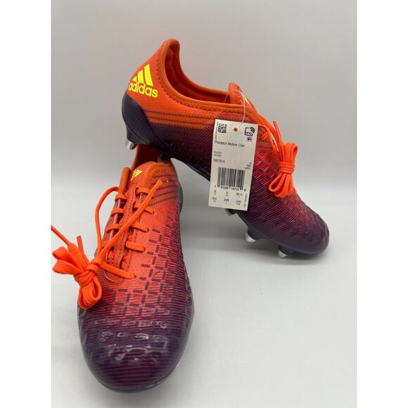 Adidas Predator Malice Control BB7974 Orange Purple Rugby Cleats Men's Size 6.5 - Picture 5 of 12